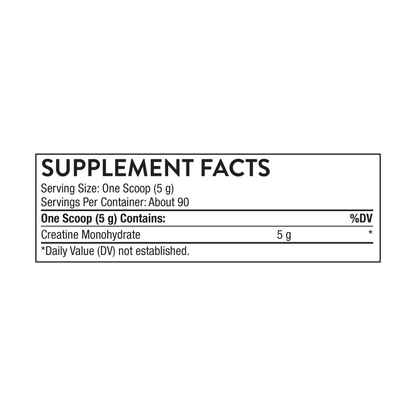 Creatine, Micronized Creatine Monohydrate Powder, 90 Servings